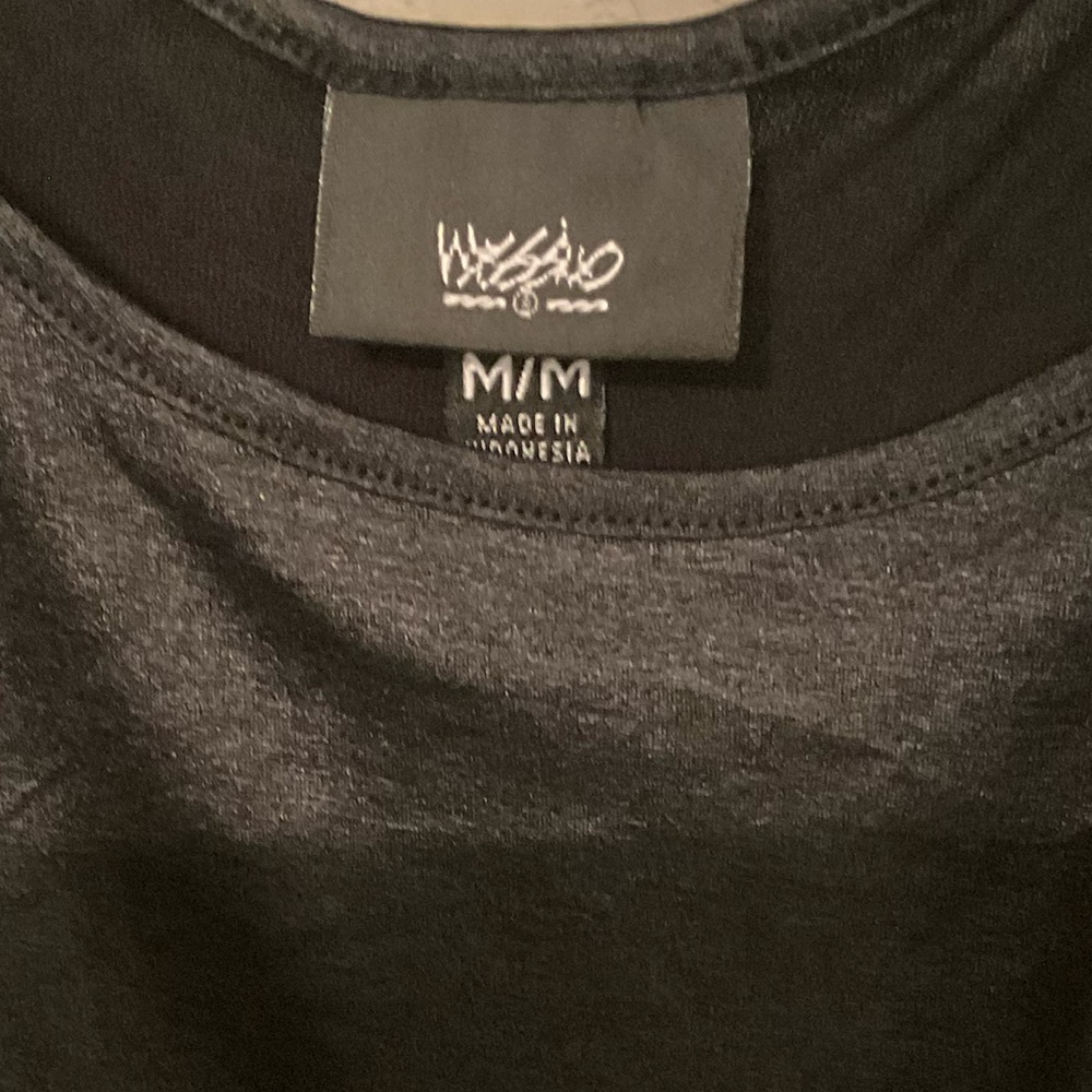 Mossimo Dark Gray Sleeveless Blouse Size Medium - Picture 2 of 3